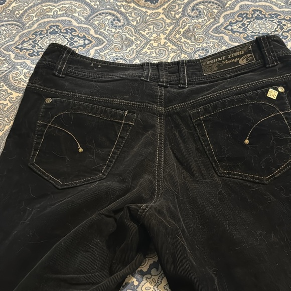 Point Zero black corduroy pants - Picture 5 of 6